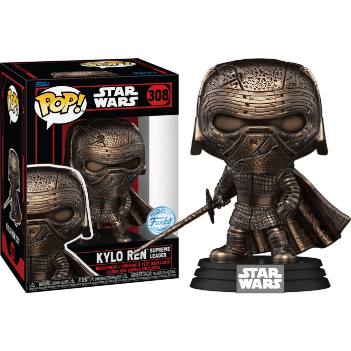 Funko Pop Star Wars REY & KYLO REN (Glow In The Dark Lightsabers) #758 Funko Pop Star Wars REY & KYLO REN (Glow In The Dark Lightsabers) #758