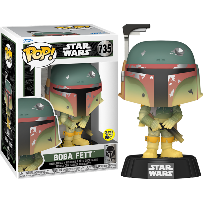 Funko Pop! Star Wars - Fett Legacy - Boba Fett with Rifle Glow-in-the-