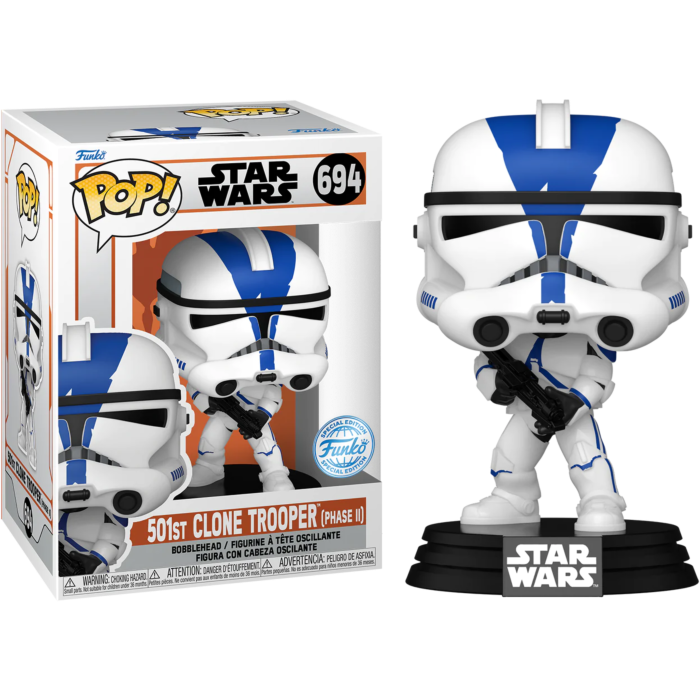 Funko Pop! Star Wars - The Mandalorian - 501st Clone Trooper (Phase II) #694