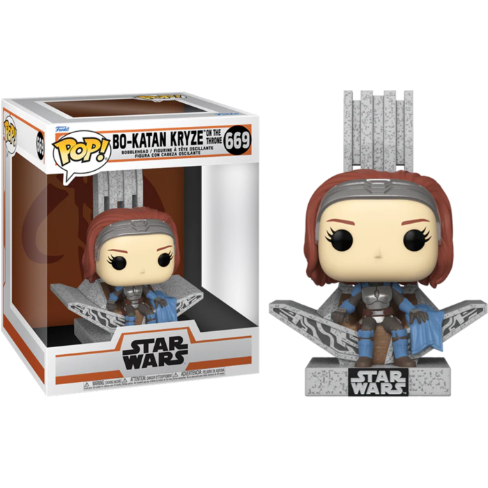Funko Pop! Star Wars - The Mandalorian - Bo-Katan Kryze on the Throne Deluxe #669