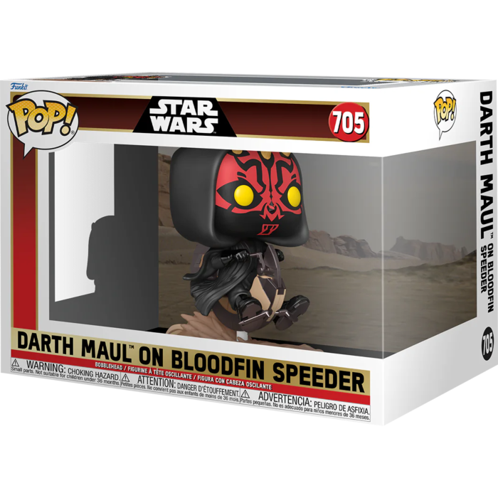 Funko Pop! Star Wars Episode I - The Phantom Menace - Darth Maul on Bloodfin Speeder 25th Anniversary #705