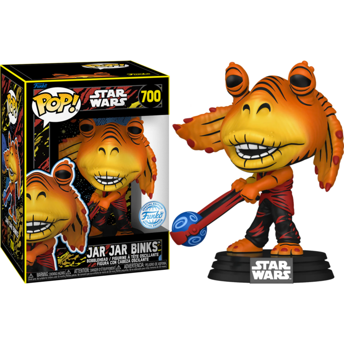Funko Pop! Star Wars Episode I - The Phantom Menace - Jar Jar Binks with Booma Balls 25th Anniversary Retro Series #700