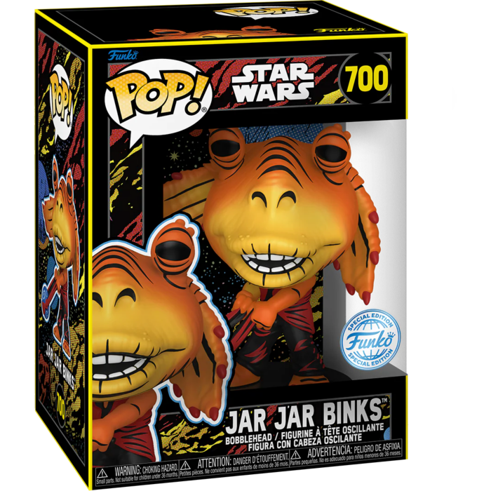 Funko Pop! Star Wars Episode I - The Phantom Menace - Jar Jar Binks with Booma Balls 25th Anniversary Retro Series #700