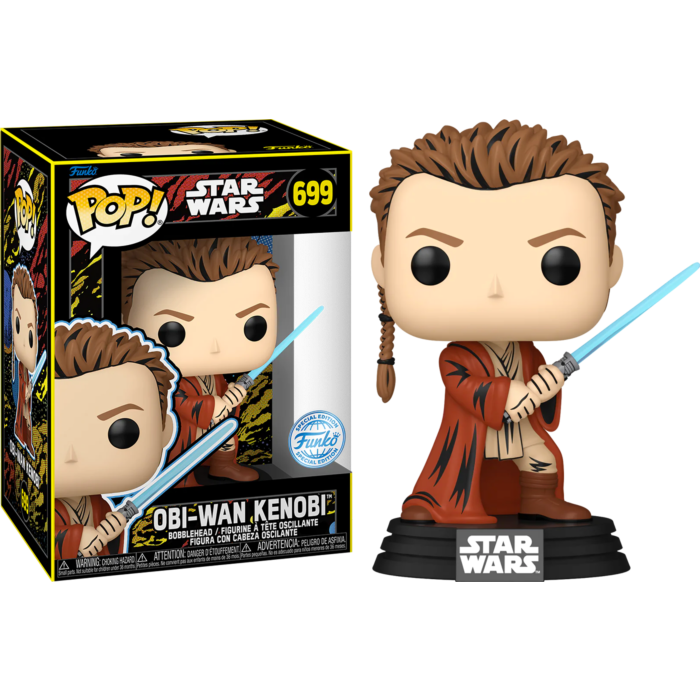 Funko Pop! Star Wars Episode I - The Phantom Menace - Padawan Obi-Wan Kenobi 25th Anniversary Retro Series #699