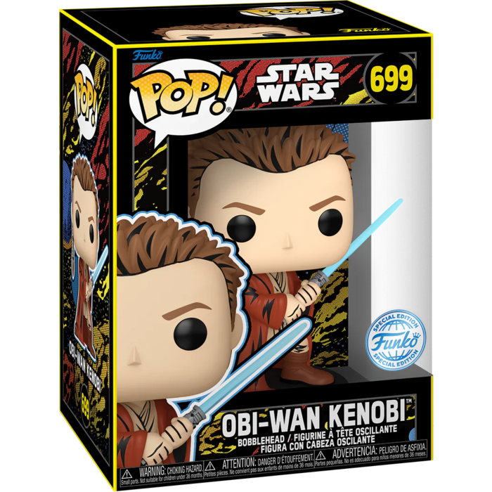 Funko Pop! Star Wars Episode I - The Phantom Menace - Padawan Obi-Wan Kenobi 25th Anniversary Retro Series #699