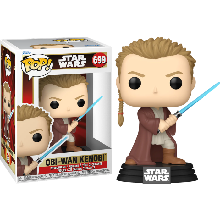 Funko Pop! Star Wars Episode I - The Phantom Menace - Padawan Obi-Wan Kenobi 25th Anniversary #699