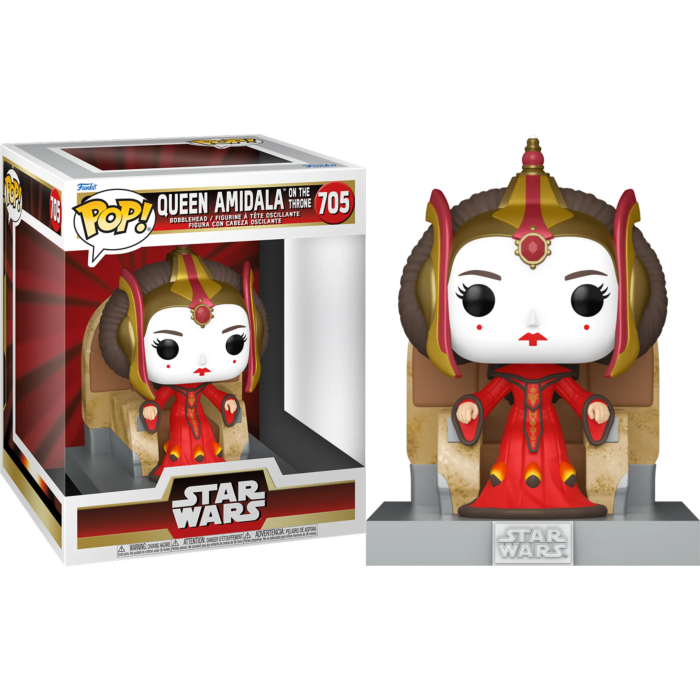 Funko Pop! Star Wars Episode I - The Phantom Menace - Queen Amidala on Throne 25th Anniversary #705