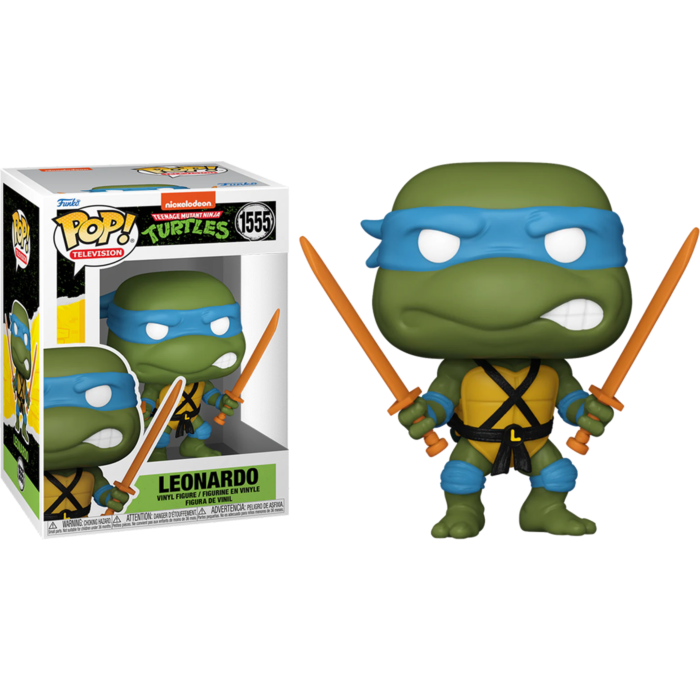 Funko Pop! Teenage Mutant Ninja Turtles - Leonardo with Training Swords #1555