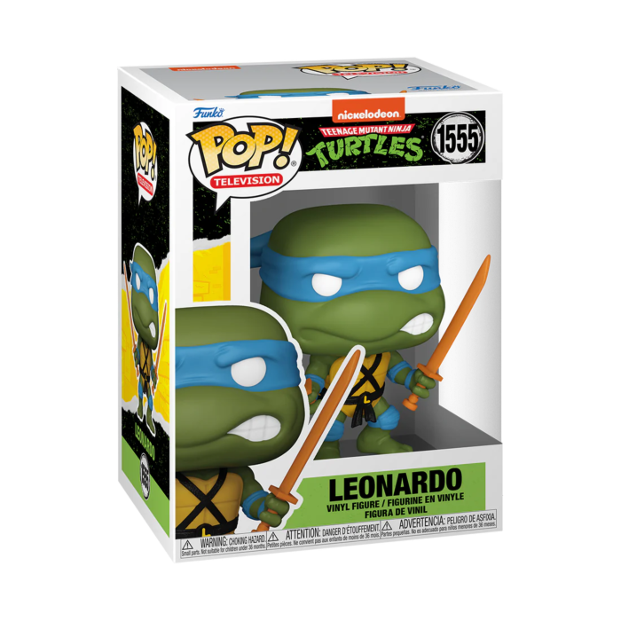 Funko Pop! Teenage Mutant Ninja Turtles - Leonardo with Training Swords #1555