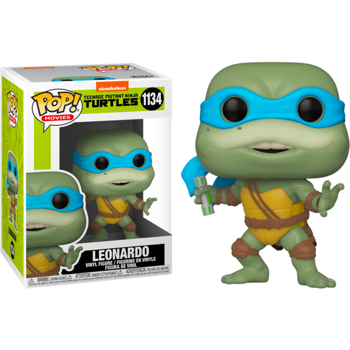 Funko Pop! Teenage Mutant Ninja Turtles II - The Secret of the Ooze - Leonardo #1134