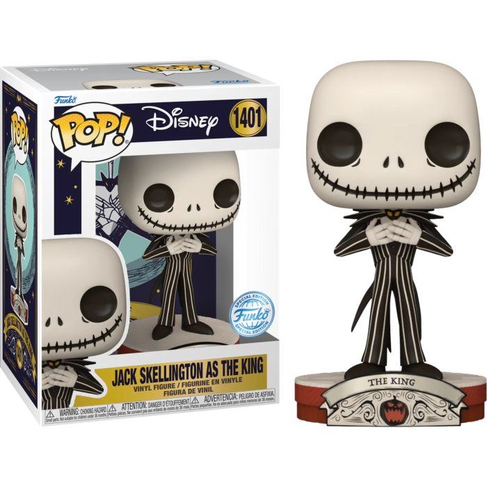 Funko Pop! The Nightmare Before Christmas - Jack Skellington as the King #1401