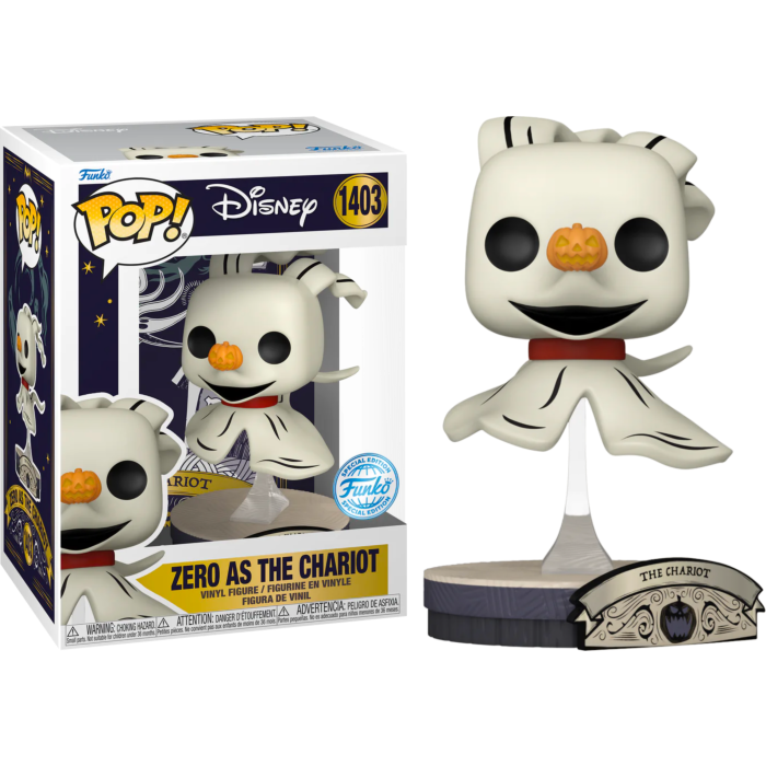 Funko Pop! The Nightmare Before Christmas - Zero as the Chariot #1403