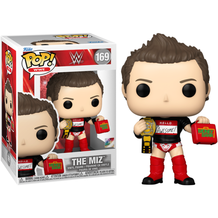 Funko Pop! WWE - The Miz with Money in the Bank Briefcase #169 Funko Pop! WWE - The Miz with Money in the Bank Briefcase #169