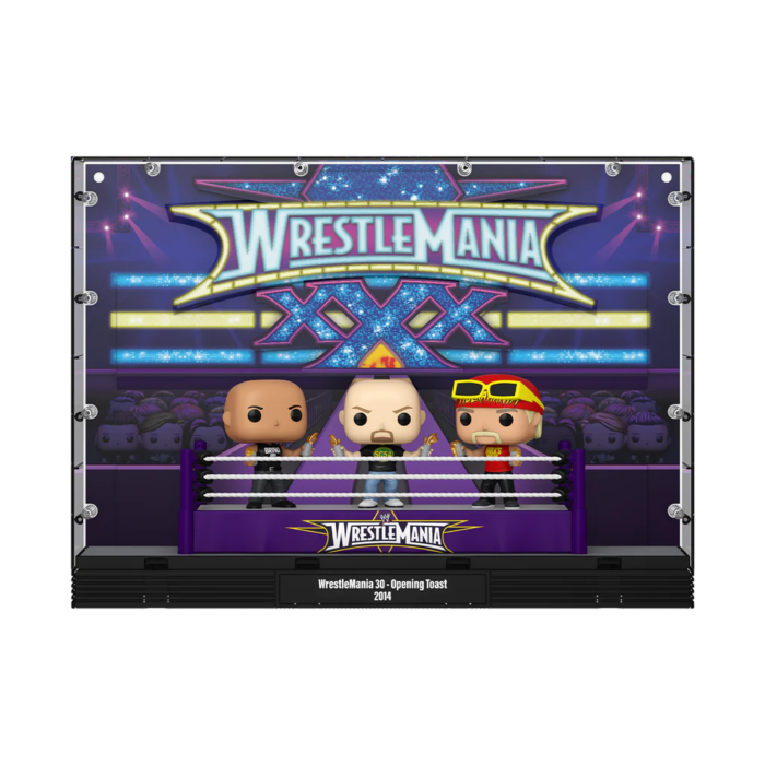Funko Pop! WWE - WrestleMania 30 - The Rock, "Stone Cold" Steve Austin & Hulk Hogan Opening Toast #05
