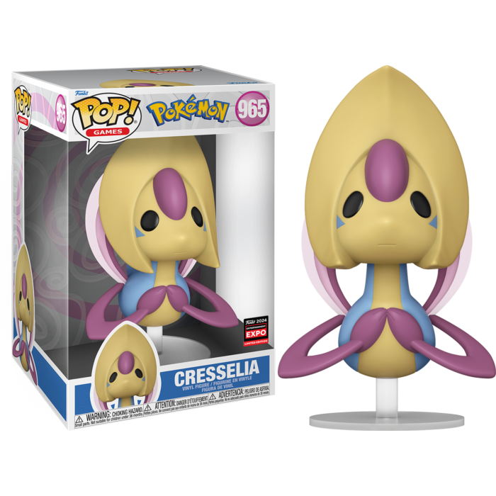 Funko Pop! - Pokemon - Cresselia 10" Jumbo #965 (2024 Entertainment Expo Convention Exclusive) - Real Pop Mania