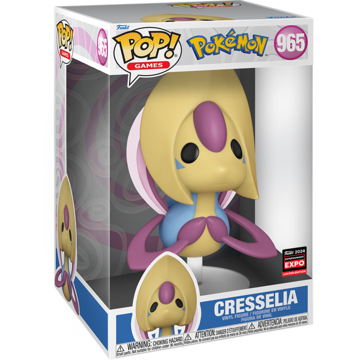 Funko Pop! - Pokemon - Cresselia 10" Jumbo #965 (2024 Entertainment Expo Convention Exclusive) - Real Pop Mania