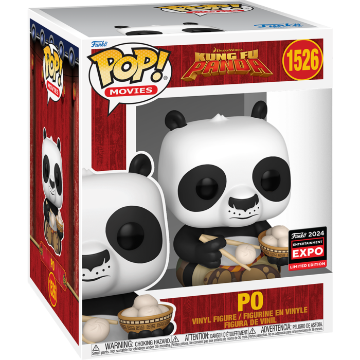 Funko Pop! - Kung Fu Panda - Po 6" Super Sized (2024 Entertainment Expo Convention Exclusive) #1526