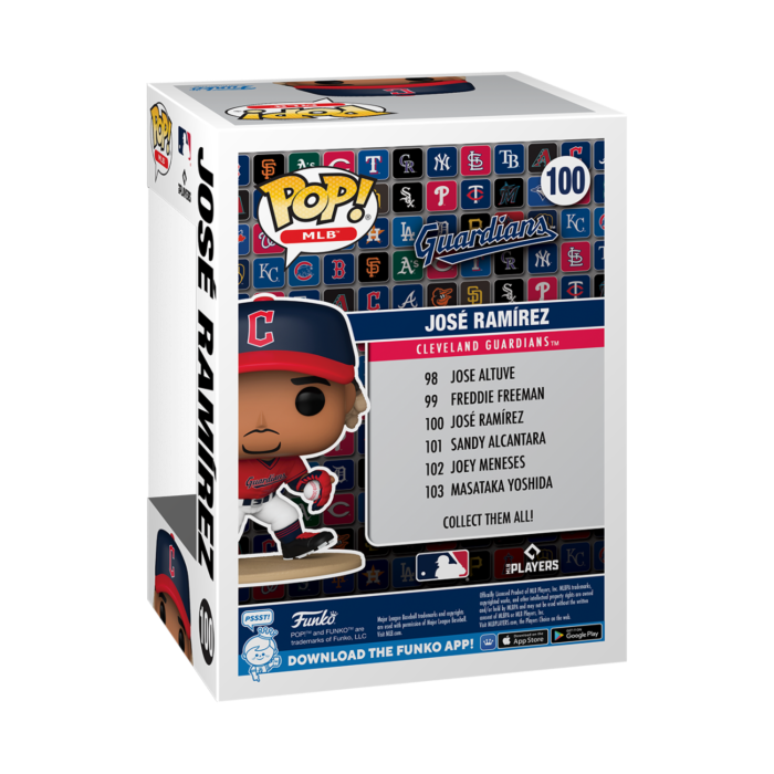 Funko Pop! - MLB Baseball - Jose Ramirez Cleveland Guardians #100