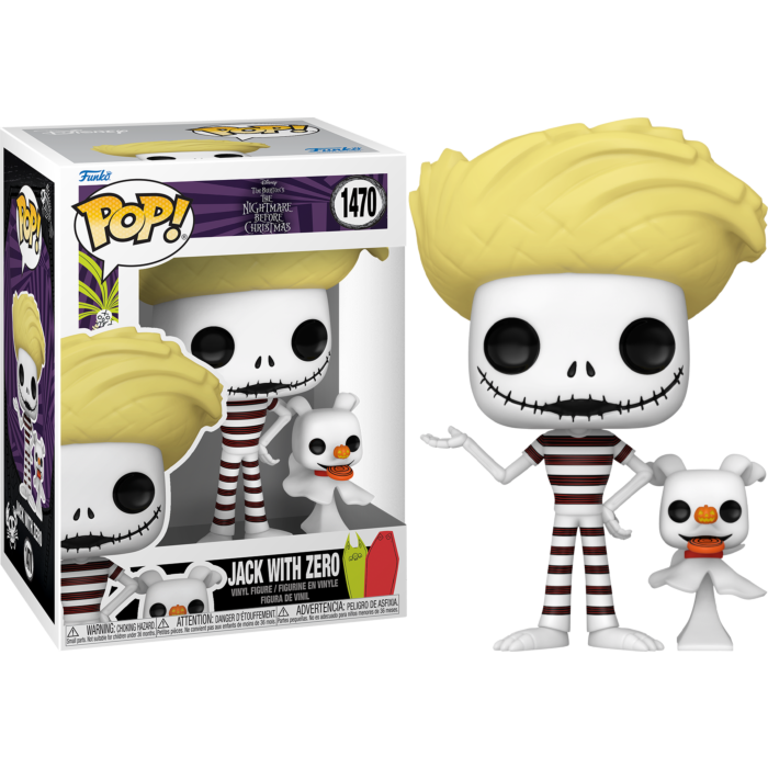 Funko Pop! - The Nightmare Before Christmas - Jack Skellington with Zero at the Beach #1470