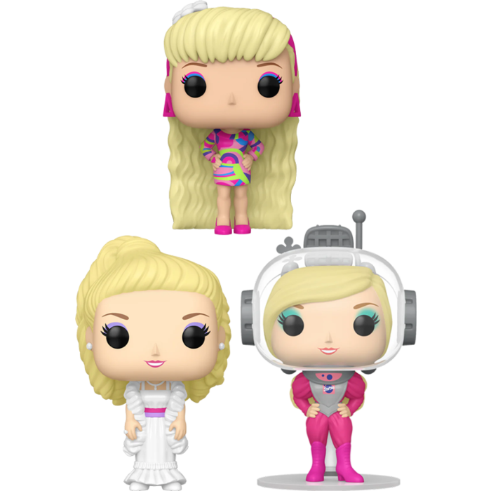 Funko Pop! Barbie - Let's Go Barbie 65th Anniversary - Bundle (Set of 3)