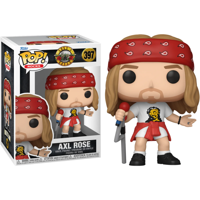 Funko Pop! Guns N' Roses - Axl Rose (1980's) #397