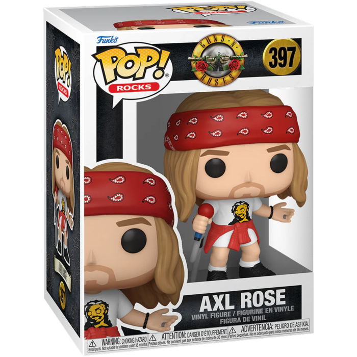 Funko Pop! Guns N' Roses - Axl Rose (1980's) #397