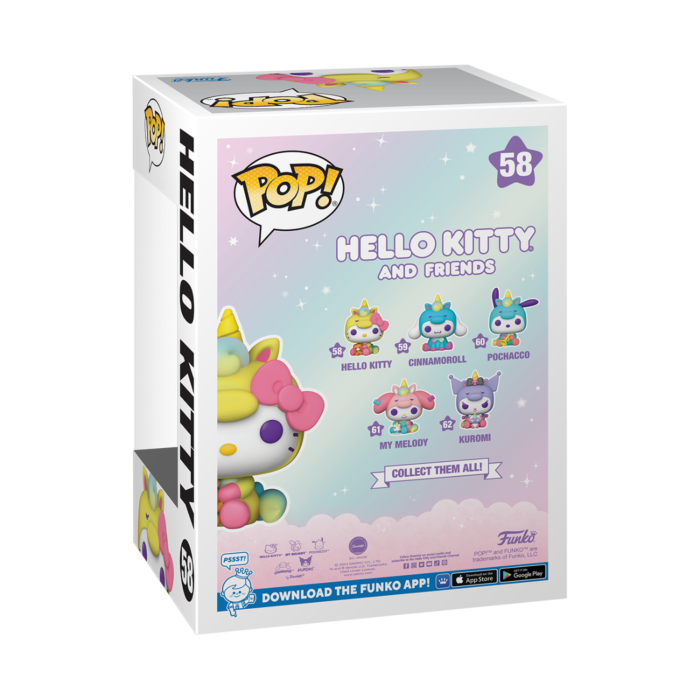 Funko Pop! Hello Kitty - Hello Kitty Unicorn Diamond Glitter #58 - Real Pop Mania
