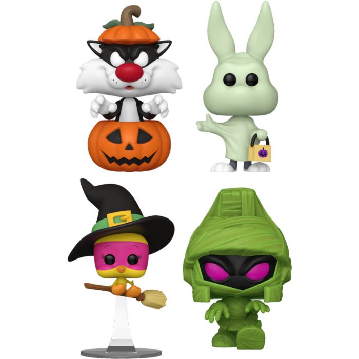 Funko Pop! Looney Tunes - Halloween - Spooky Season - Bundle (Set of 4