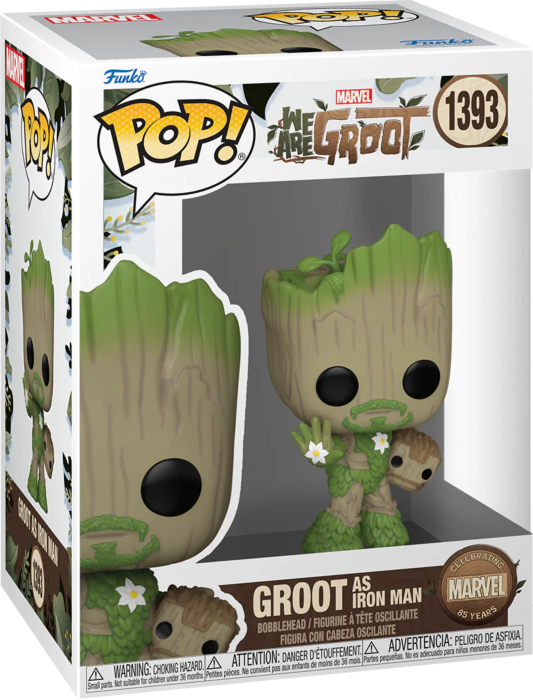 Funko Pop! Marvel 85th Anniversary - We Are Groot - Groot as Iron Man #1393