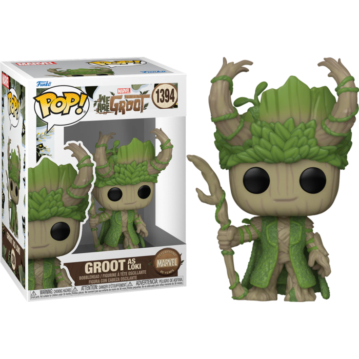 Funko Pop! Marvel 85th Anniversary - We Are Groot - Groot as Loki #1394