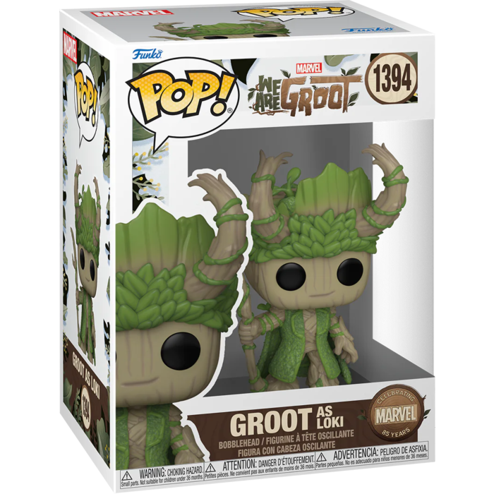 Funko Pop! Marvel 85th Anniversary - We Are Groot - Groot as Loki #1394