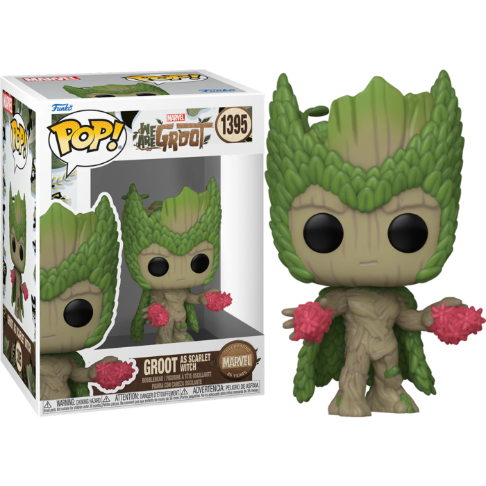 Funko Pop! Marvel 85th Anniversary - We Are Groot - Groot as Scarlet Witch #1395