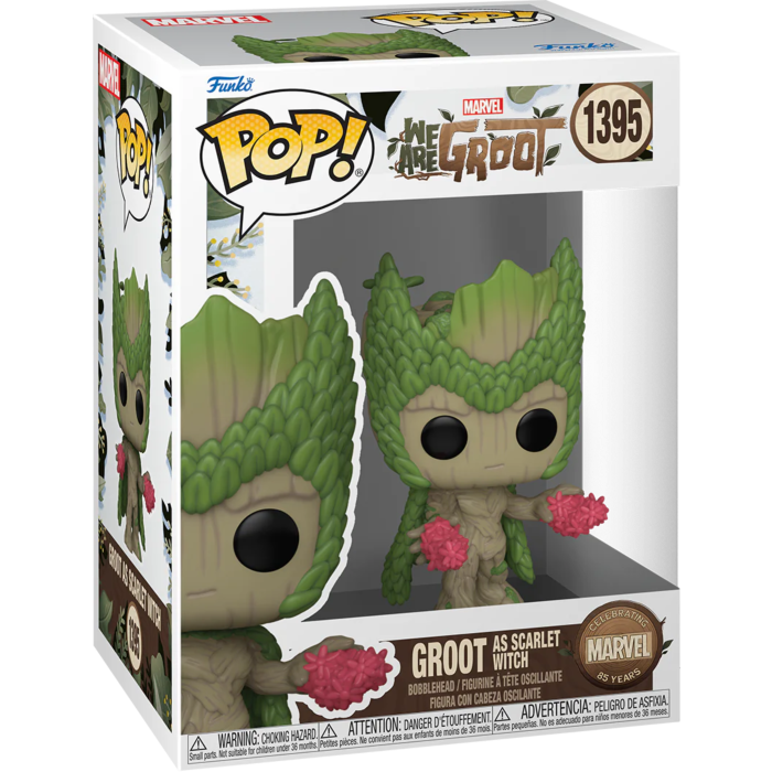 Funko Pop! Marvel 85th Anniversary - We Are Groot - Groot as Scarlet Witch #1395