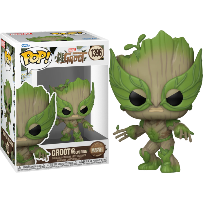 Funko Pop! Marvel 85th Anniversary - We Are Groot - Groot as Wolverine #1396