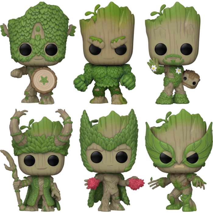 Funko Pop! Marvel 85th Anniversary - We Are Groot - Groot to the Rescue - Bundle (Set of 6)