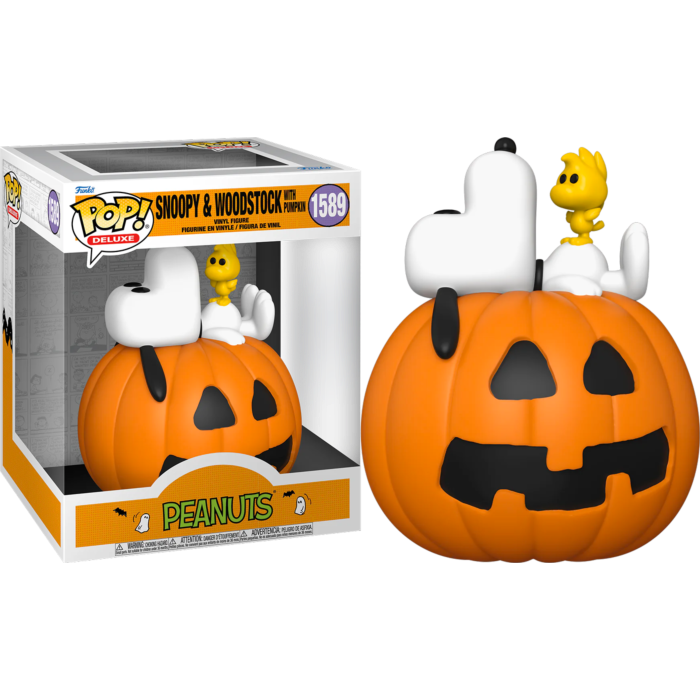 Funko Pop! Peanuts - Snoopy & Woodstock with Pumpkin (It's the Great Pumpkin, Charlie Brown) Deluxe #1589