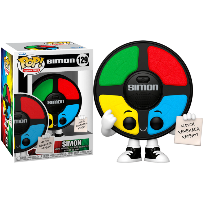 Retro Toy Pop3形態セット Funko Pop! Retro Toys - Simon #129 - Chase Chance