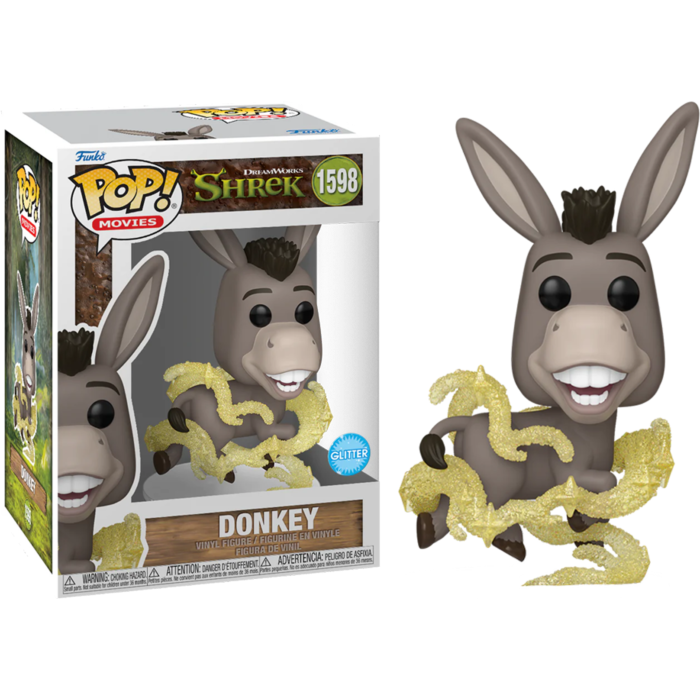 Funko Pop! Shrek - Donkey (Glitter) DreamWorks 30th Anniversary #1598