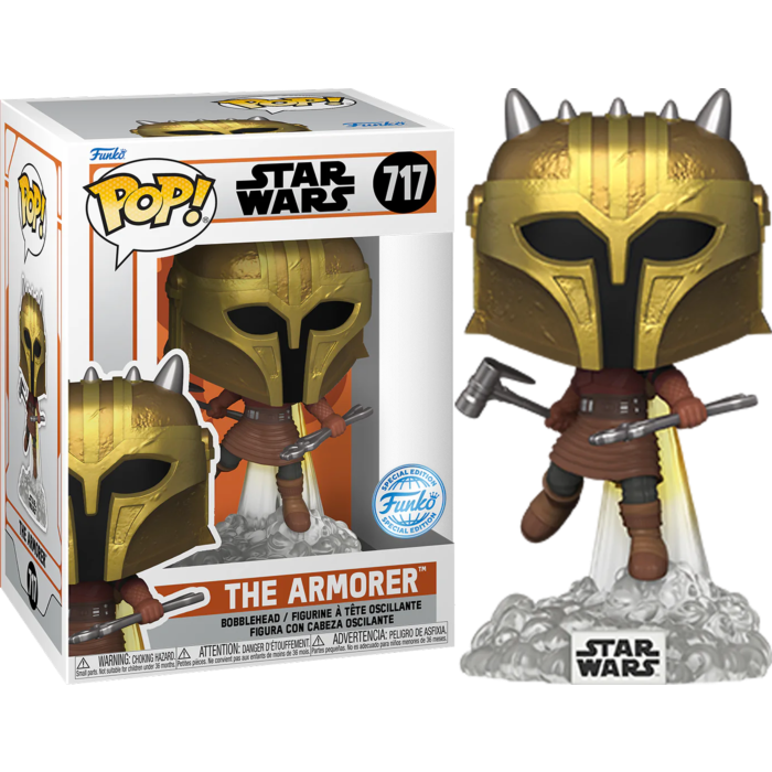 Funko Pop! Star Wars - The Mandalorian - The Armorer with Jetpack #717