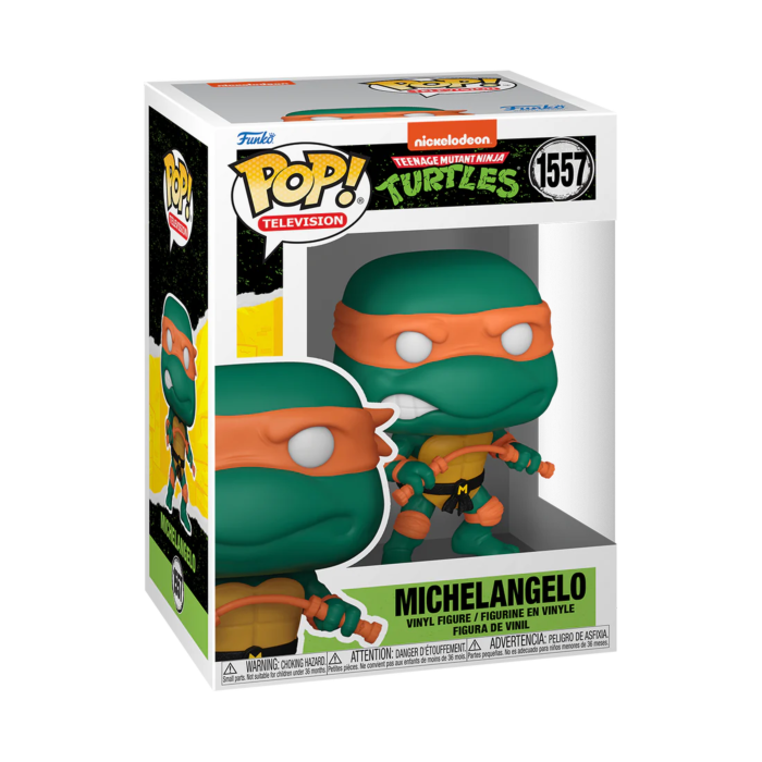 Funko Pop! Teenage Mutant Ninja Turtles - Michelangelo with Training Nunchaku #1557
