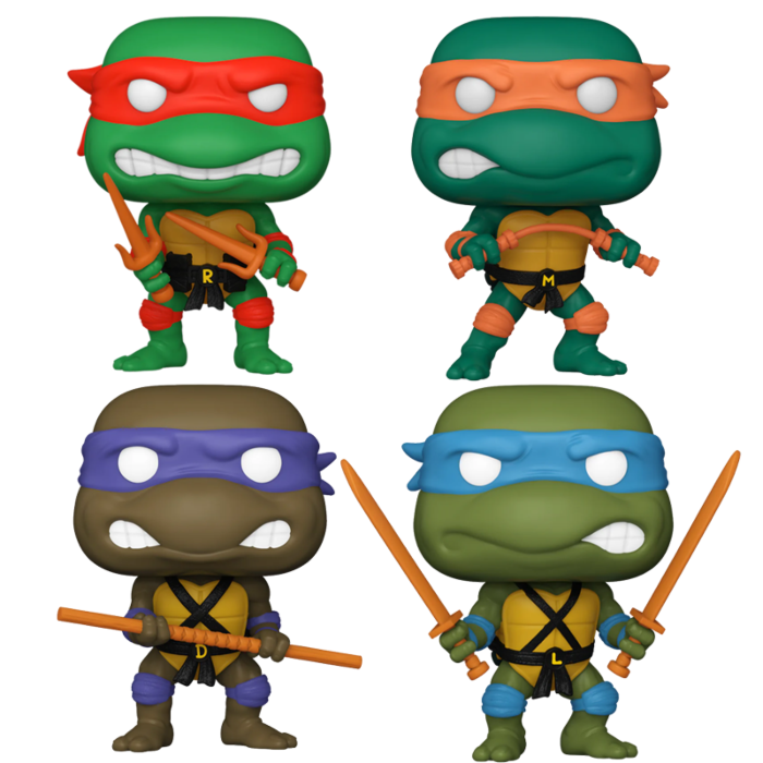Funko Pop! Teenage Mutant Ninja Turtles - Ninjutsu Training - Bundle (Set of 4)