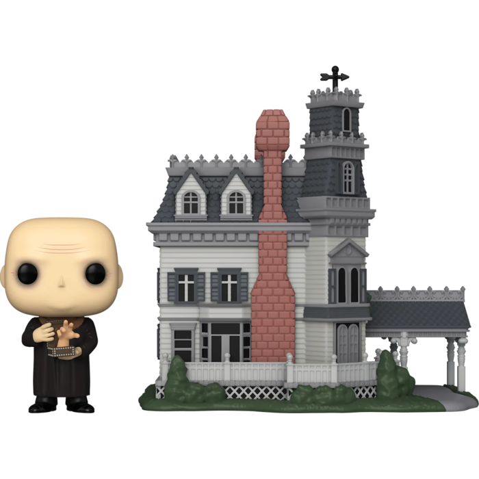 Funko Pop! The Addams Family (1964) - Uncle Fester & Addams Family Mansion #40