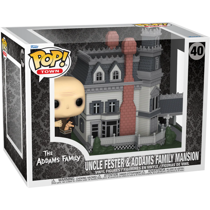 Funko Pop! The Addams Family (1964) - Uncle Fester & Addams Family Mansion #40