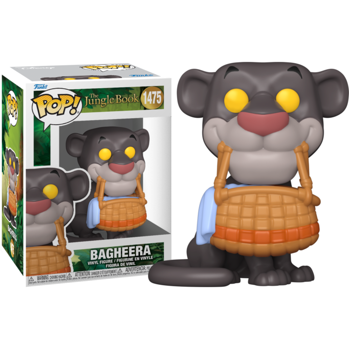 Funko Pop! The Jungle Book (1967) - Bagheera with Basket #1475