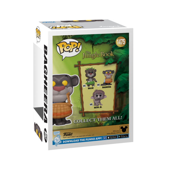 Funko Pop! The Jungle Book (1967) - Bagheera with Basket #1475