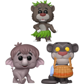 Funko Pop! The Jungle Book (1967) - Bare Necessities - Bundle (Set of 3)