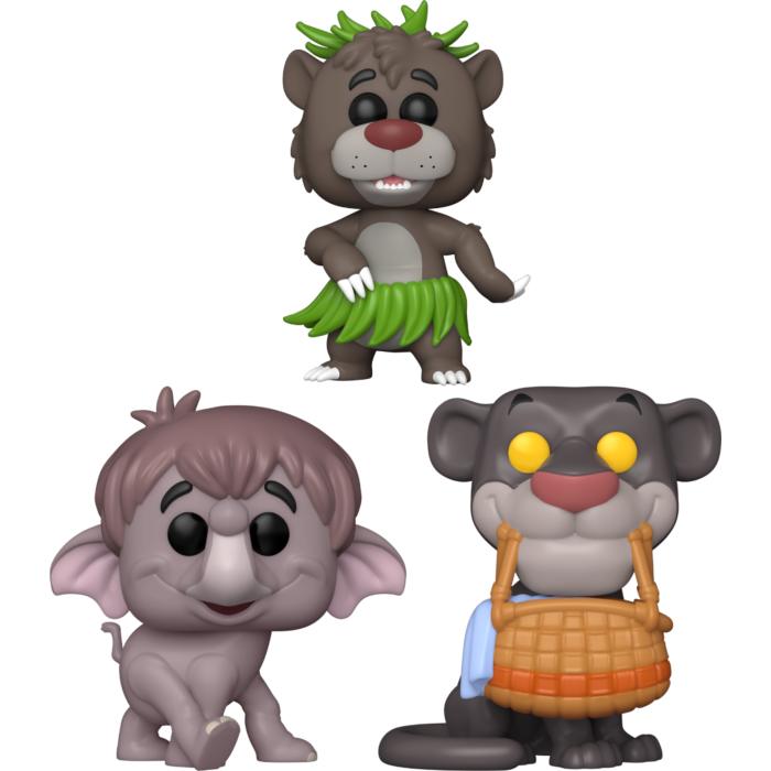 Funko Pop! The Jungle Book (1967) - Bare Necessities - Bundle (Set of 3)