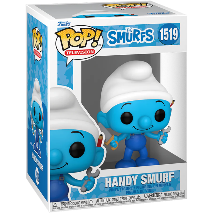 Funko Pop! The Smurfs (1981) - Handy Smurf #1519
