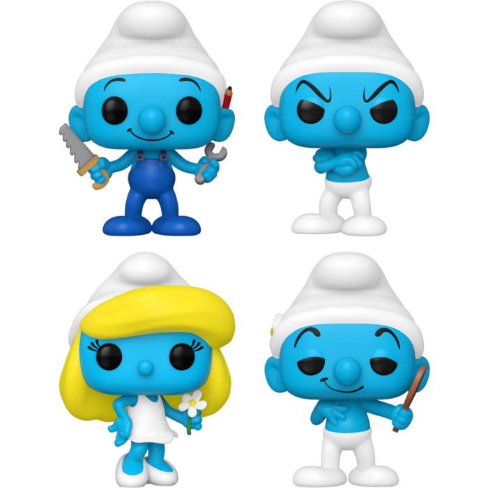 Funko Pop! The Smurfs (1981) - Smurf n' Turf - Bundle (Set of 4)