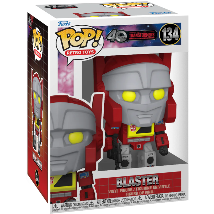 Funko Pop! Transformers: Generation 1 - Blaster #134